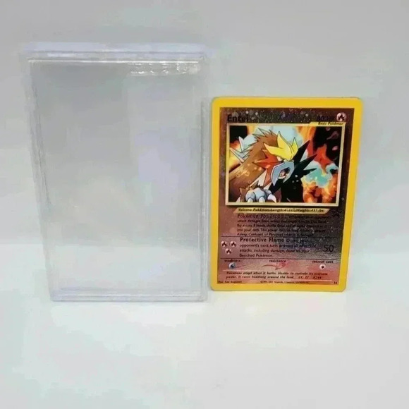 Entei Reverse Holo Promo Pokemon Card Animation INCLUDE FULL PROTECT TRADING CAR - Picture 13 of 15